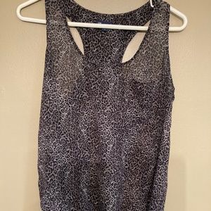 Gap leopard print lightweight tank